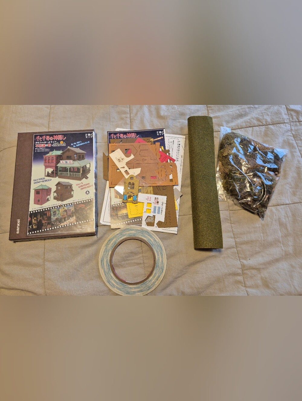 Studio Ghibli Spirited Away Paper Model Kits Lot